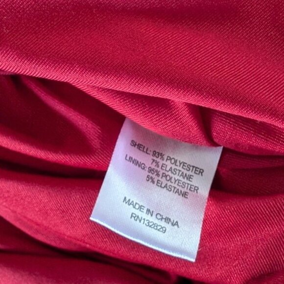 Lovers and Friends Red Velvet Edith Gown S Rhinestone Crystal Bows Cut Out Glam - Picture 8 of 9